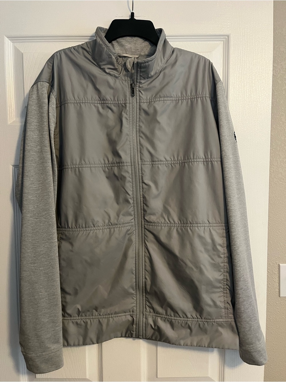 Cutter & Buck Light Gray Hybrid Performance Jacket